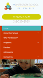 Mobile Screenshot of montessoriiowacity.org